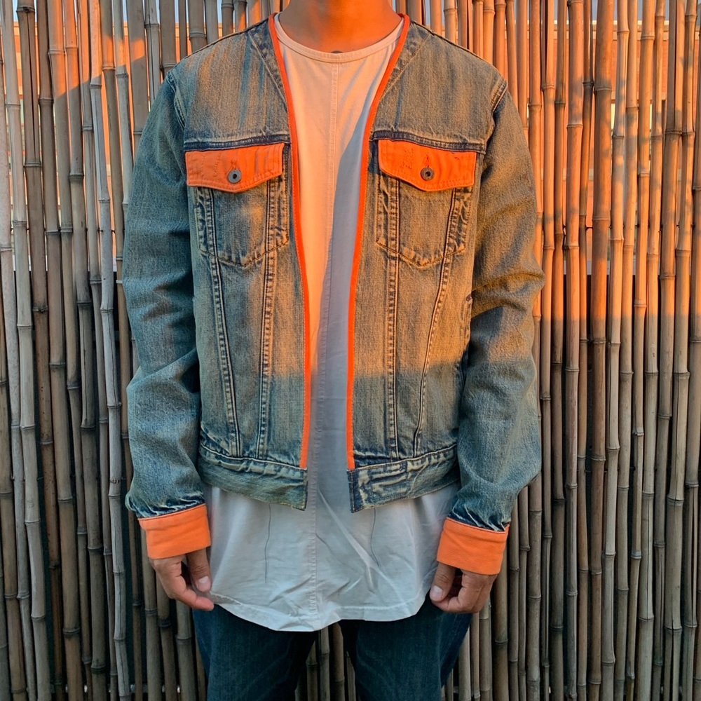 Vintage gap haori kimono jean jacket M